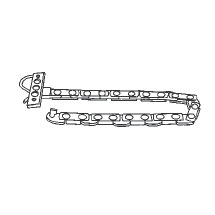 TechnologyLK STB Chain Assembly for Skylight Operator with Bracket and Pin, 12&quot; | 39388