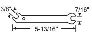 TechnologyLK STB Combo Stud Wrench | 39462