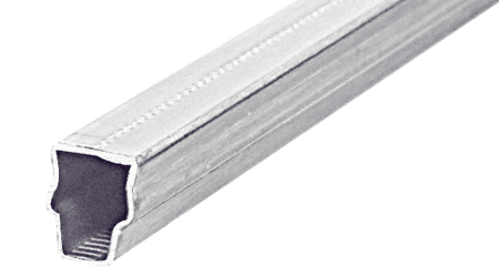 C.R. Laurence CRL Clear Anodized 1/4&quot; Wide Dual Seal Insulating Glass Spacer - Pack of 20 - 12 ft 8 in Each  | 39125