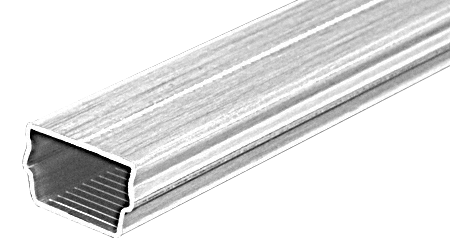 C.R. Laurence CRL Clear Anodized 5/8&quot; Wide Dual Seal Insulating Glass Spacer - Pack of 20 - 12 ft 8 in Each | 39131
