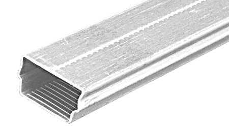 C.R. Laurence CRL Clear Anodized 9/16&quot; Wide Dual Seal Insulating Glass Spacer - Pack of 20 - 12 ft 8 in Each | 39130
