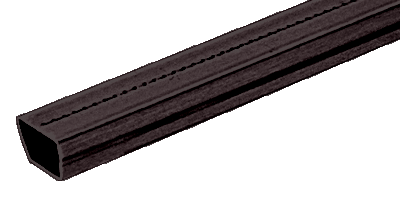 C.R. Laurence CRL 1/2&quot; Wide Bronze Anodized Single Seal Spacer - Package of 20 - 12 ft 8 in Each | 3939BRZ
