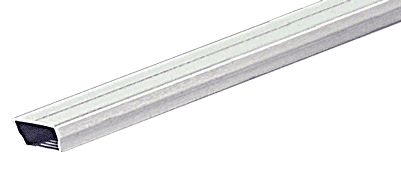 C.R. Laurence CRL 3/4&quot; Wide Clear Anodized Single Seal Spacer - 20 pack - 12&#39; long each | 3942