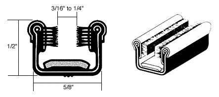 CRL-Automotive CRL Flexible Channel for 1952-1967 Studebaker, White and Brockway - 96 in long | 3A196