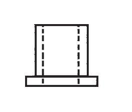 TechnologyLK Cap for Bi-Fold Wardrobe Door Pivot Pin  | 4103