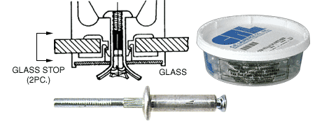 CRL-Automotive CRL Door Glass Stop Rivets- Box | 42376