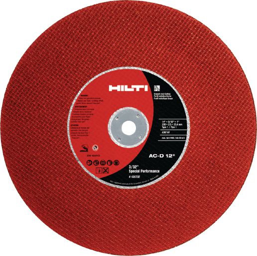 Hilti AC-D SP Metal Studs Cutting Discs - 14&quot; Diameter - 1&quot; Arbor - 436732 - 10 Pack | ACDMS141SP