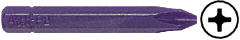 C.R. Laurence CRL 1/4&quot; Hex Long Phillips Insert Bit #2 Point | 44022