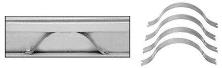 CRL Spring Clip for Aluminum Frame Molding - Pack of 100 | 4443S | 4443S