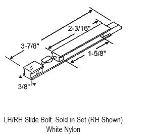 46-50A | Slide Bolt Set - LH and RH | 4650A