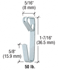 C.R. Laurence CRL 50 Pound Picture Hangers - 1000 Pack | 47979