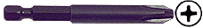 C.R. Laurence CRL #2 Phillips 1/4&quot; Screwgun Bit  3-1/2&quot; Long | 492B