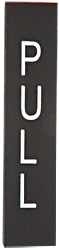 C.R. Laurence CRL 4-1/2&quot; Oil Rubbed Bronze Pull Indicator | 4EP0RBPL