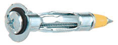 C.R. Laurence CRL Pan Head 5/8&quot; to 7/8&quot; Grip Range Molly Drive Fastener - Box of 100 | 4SLD