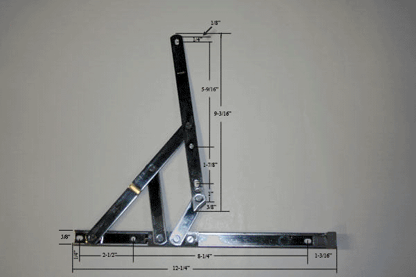 C.R. Laurence CRL 12&quot; Secure Style Hinge | DSH12