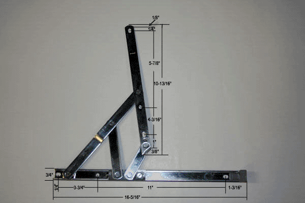 C.R. Laurence CRL 16&quot; Secure Style Hinge | DSH16
