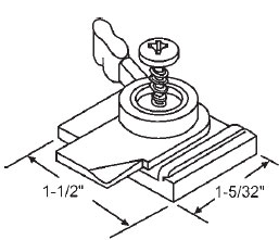 Cam Lock Assembly, Single Hole,  Left Hand, White | 50-619LHA  | 50619LHA