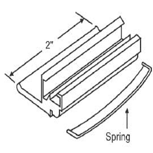 TechnologyLK STB Sliding Window Latch and Pull, Extruded Aluminum, White, 2&quot; | 50778W