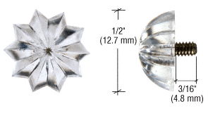 C.R. Laurence CRL Crystal Clear Plastic Buds - Package | 50