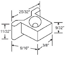 TechnologyLK STB Sliding Window Glide, Nylon - Package | 52602