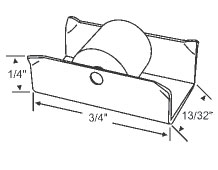 5/16&quot; Nylon Window Roller Assembly - Package | 52-615  | 52615