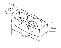 13/32&quot; Steel Window Roller Assembly  | 52629