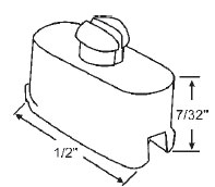 TechnologyLK STB Sliding Window Glide, Nylon - Package | 52663