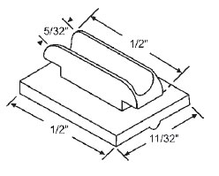 TechnologyLK STB Sliding Window Glide, Nylon - Package | 52665