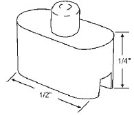 TechnologyLK STB Sliding Window Glide, Nylon - Package | 52668