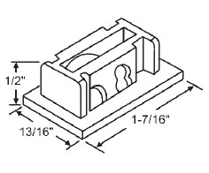 17/32&quot; Steel Window Roller Assembly - Package | 52-676  | 52676