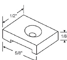 TechnologyLK STB Sliding Window Glide, Nylon - Package | 52677