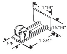 5/8&quot; Steel Window Roller Assembly | 52-702  | 52702