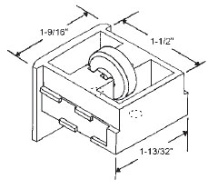 5/8&quot; Nylon Window Roller Assembly - Packge | 52-714  | 52714