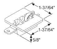 5/8&quot; Steel Window Roller Assembly | 52-805  | 52805