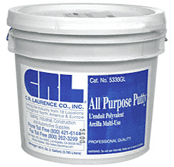 C.R. Laurence CRL White 3.5 Gallon All Purpose Putty  | 5333GLW
