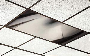 Soild Security Mirror Drop-In Ceiling Tile  - 2&#39; x 2&#39; | SMP2424