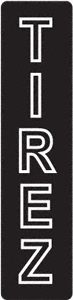 C.R. Laurence CRL French Vertical Pull Indicator Decal | 569VF