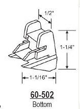 TechnologyLK STB Bottom Guide for Window Channel Balances, Attached | 60502A