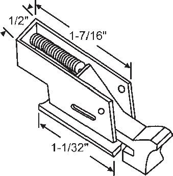 TechnologyLK STB Top Guide for Window Channel Balances, Attached | 60513A