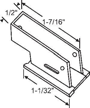 TechnologyLK STB Top Guide for Window Channel Balances, Body Only | 60513B
