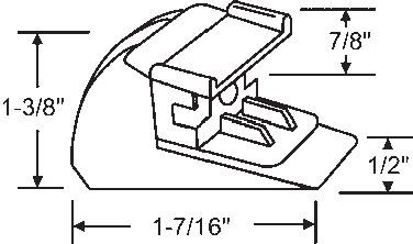 TechnologyLK STB Bottom Guide for Window Channel Balances, Unattached | 60561