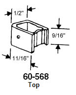TechnologyLK STB Top Guide for Window Channel Balances, Attached | 60568A