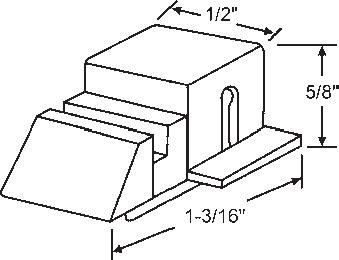 TechnologyLK STB Top Guide for Window Channel Balances, Attached | 60578A