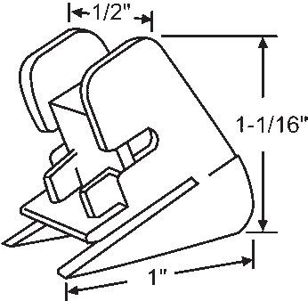 TechnologyLK STB Bottom Guide for Window Channel Balances | 60587