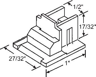 TechnologyLK STB Top Guide for Window Channel Balances, Unattached | 60595