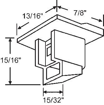 TechnologyLK STB Top Sash Guide for Window Channel Balances  | 60600