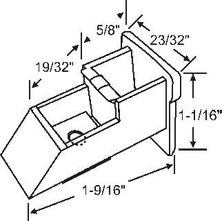 TechnologyLK STB Top Sash Guide for Window Channel Balances  | 60604