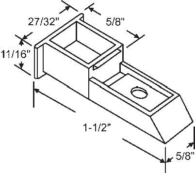 TechnologyLK STB Top Sash Guide for Window Channel Balances | 60618