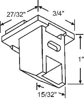 TechnologyLK STB Top Sash Guide for Window Channel Balances | 60621