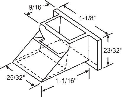 TechnologyLK STB Top Sash Guide for Window Channel Balances | 60629